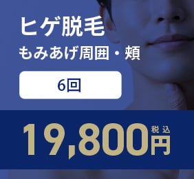 もみあげ周囲・頬 6回コース