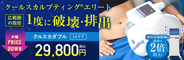 クールスカルプティング®エリート（クルスカダブル）